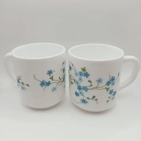 Lot de 2 mugs Myosotis vintage