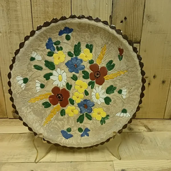 Très jolie assiette vintage J.Massier Vallauris