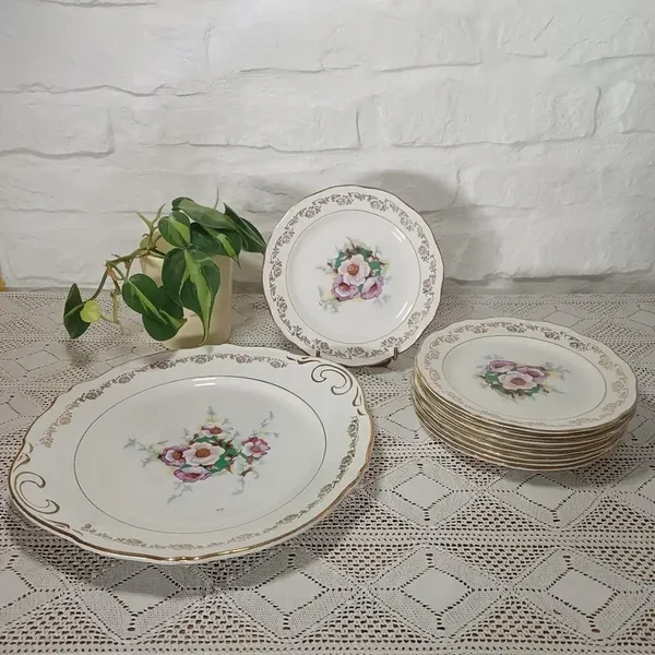 Magnifique service à dessert vintage