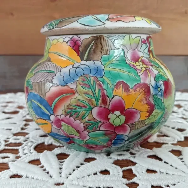 Magnifique pot à gingembre vintage