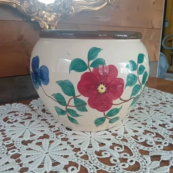 Magnifique ancien cache pot St Clément