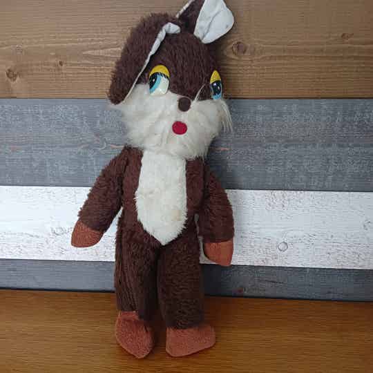 Peluche lapin vintage