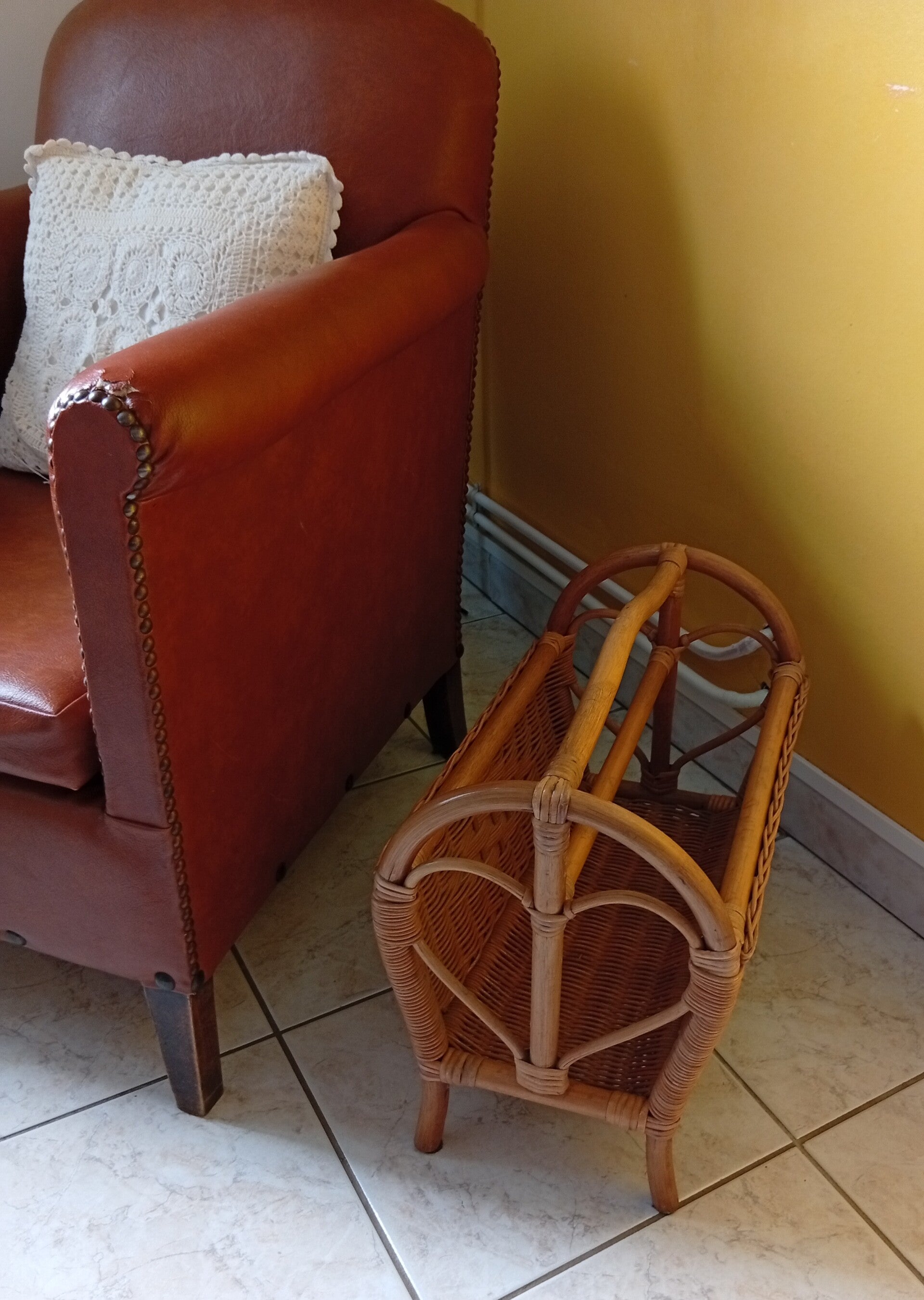 Porte-journaux vintage