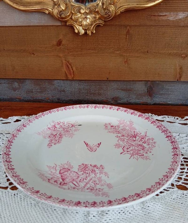 Ancien plat rond