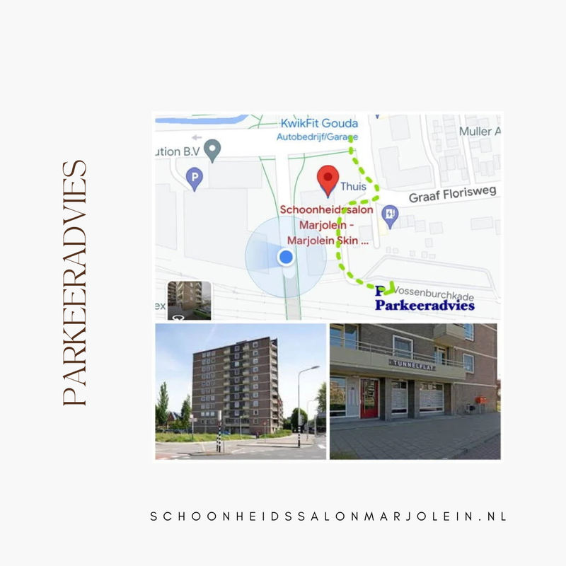 Tijden plattegrond parkeeradvies schoonheidsspecialiste gouda