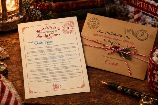 Personalised Childs letter from Santa. Santa Letter.