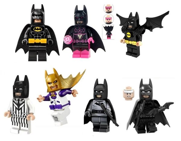 Batman - Minifigura di mattoncini a scelta (da costruire)