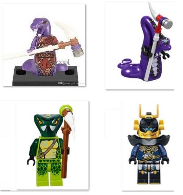Ninjago (Ninja Go) - Minifigura di mattoncini a scelta (da costruire)