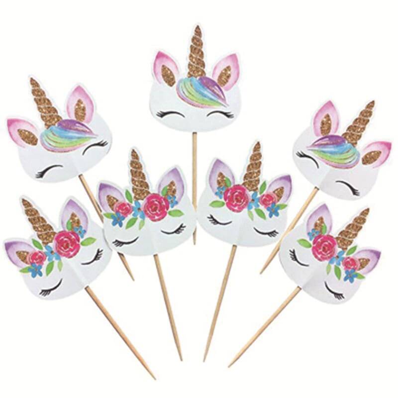 Topper Unicorno set E - lunghezza a scelta