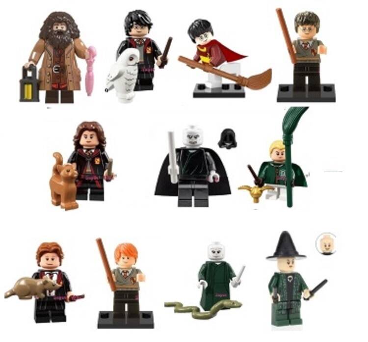 Harry Potter - Minifigura di mattoncini a scelta (da costruire)