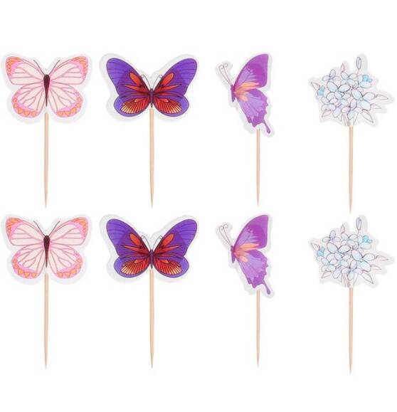 Toppers Farfalle set A - 4 pezzi - lunghezza a scelta