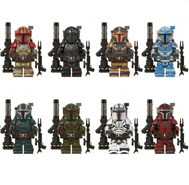 Il Mandaloriano B (Heavy Infantry) - Minifigura di mattoncini a scelta (da costruire)