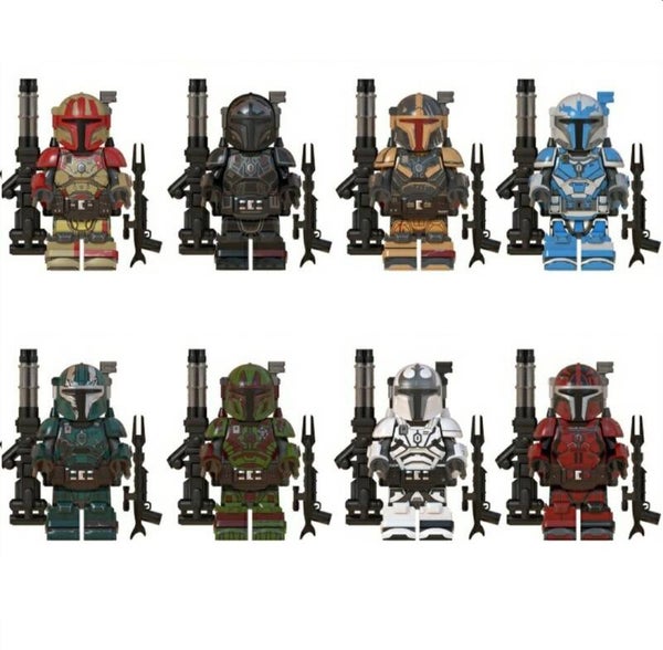 Il Mandaloriano B (Heavy Infantry) - Minifigura di mattoncini a scelta (da costruire)
