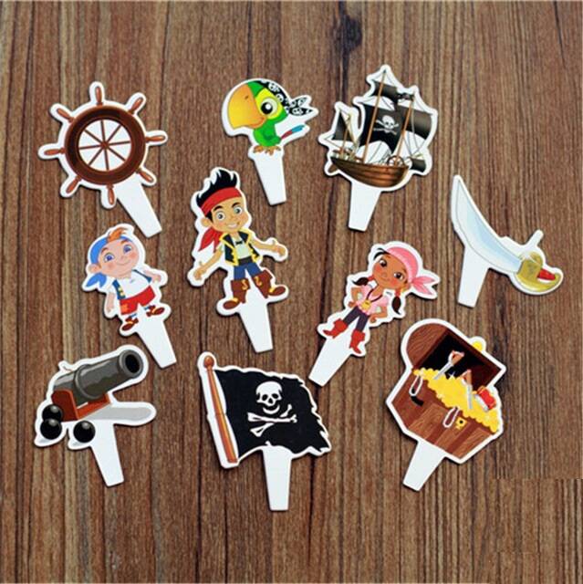 Toppers Jake e i pirati di Neverland - set 10 pezzi