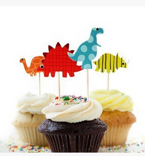 Toppers Dinosauri set A - 4 pezzi - lunghezza a scelta