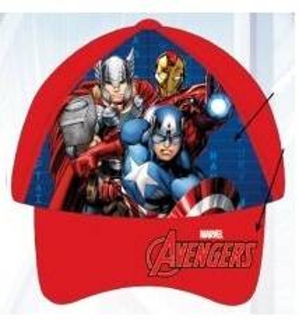 Cappello Supereroi 52-54cm - rosso