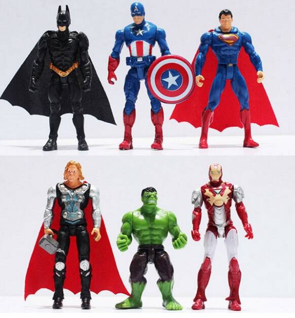 Supereroi B - figura senza base a scelta