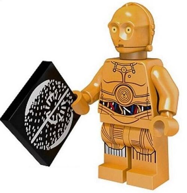 C3PO (Star Wars) - Minifigura di mattoncini (da costruire)