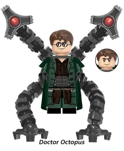 Doctor Octopus - Minifigura di mattoncini (da costruire)