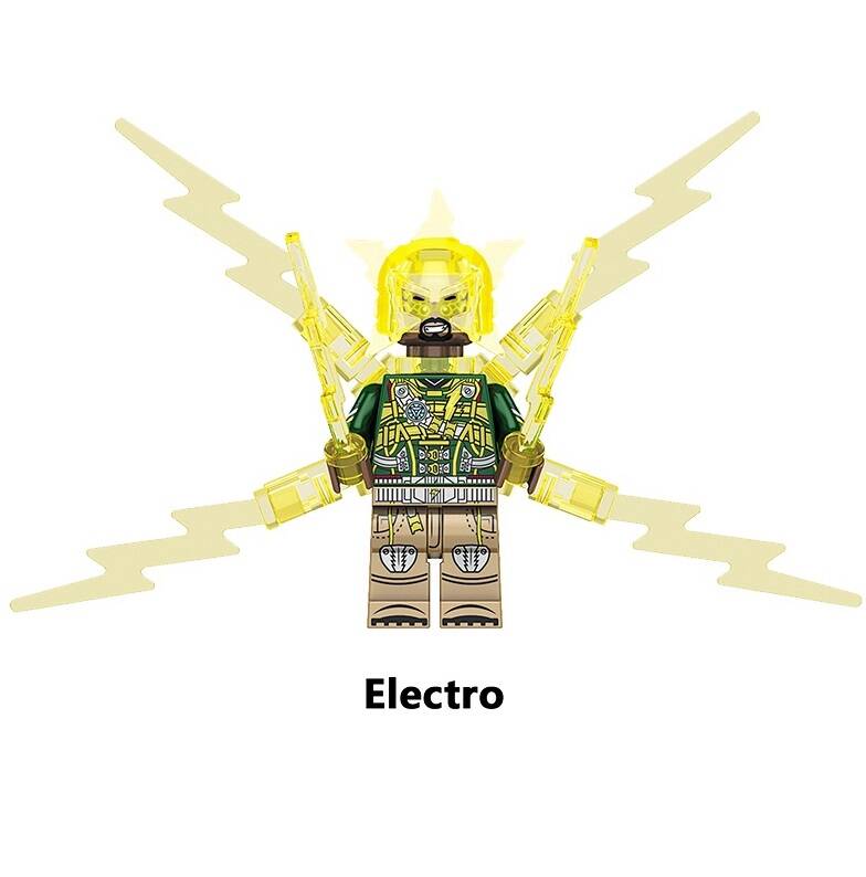 Electro - Minifigura di mattoncini (da costruire)