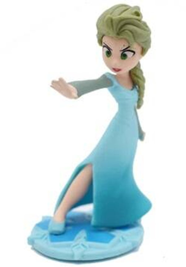 Fr0zen - figura Elsa 10cm - capelli verdi