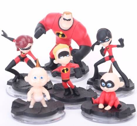 Gli Incredibili set A - 6 figure