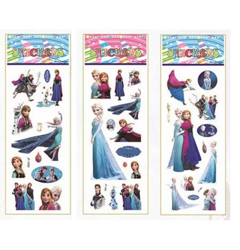 Adesivi rimovibili 3D Fr0zen - 1 foglio