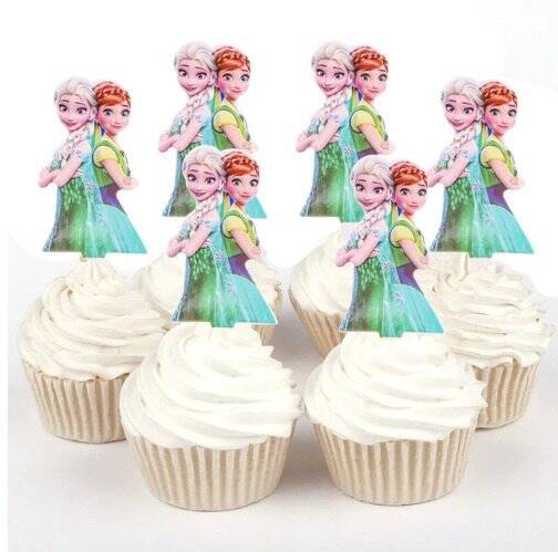 Topper Anna ed Elsa 8x3,5cm