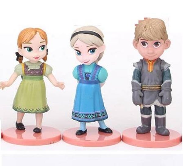 Fr0zen set C - figure Anna, Elsa e Kristoff 8-9cm