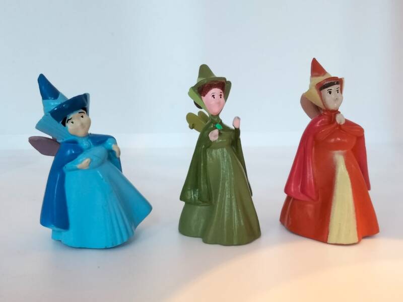 Principesse - Set Fate madrine - 3 figure 4,5cm