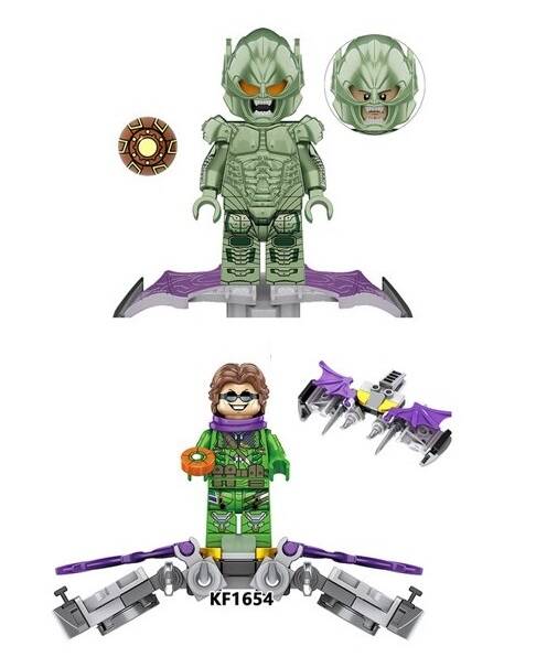 Green Goblin - Minifigura di mattoncini a scelta (da costruire)