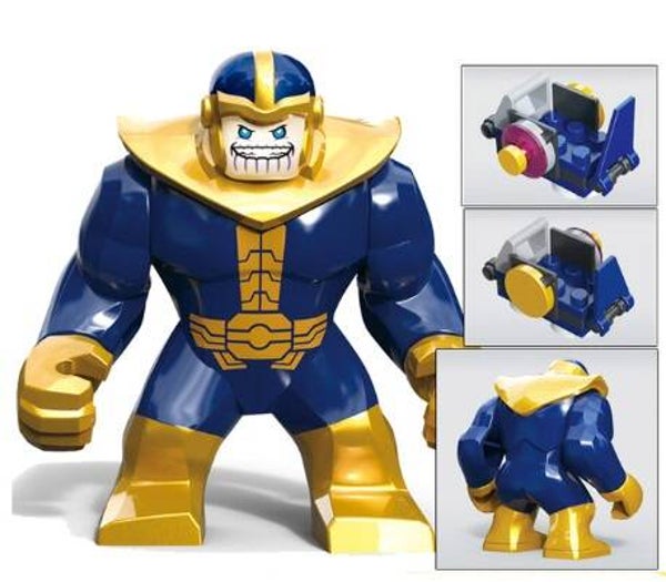 Thanos grande - Figura di mattoncini a scelta (da costruire)