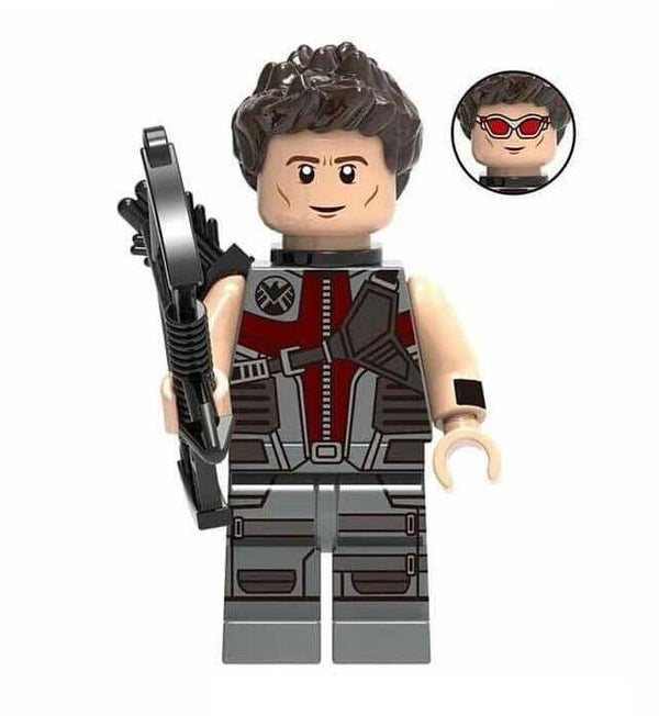 Hawkeye B - Minifigura di mattoncini (da costruire)