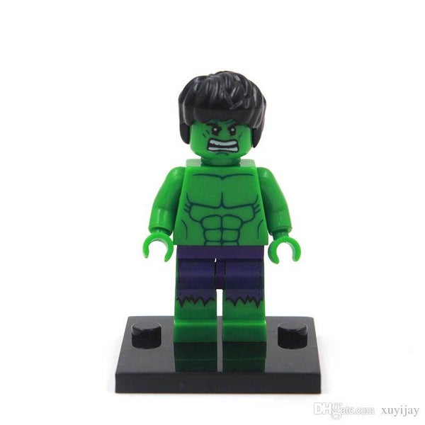 Hulk C - Minifigura di mattoncini (da costruire)