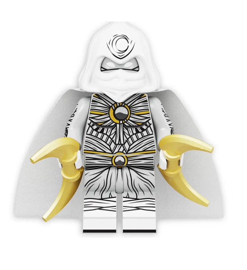 Moon Knight - Minifigura di mattoncini (da costruire)
