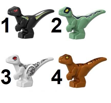 Dino baby (Dinosauri) 2cm - Minifigura di mattoncini a scelta