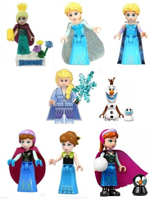 Fr0zen - Minifigura di mattoncini a scelta (da costruire)