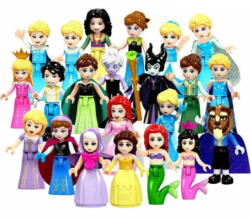 Principesse - Minifigura di mattoncini a scelta (da costruire)
