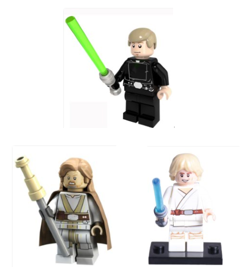 Luke Skywalker (Star Wars) - Minifigura di mattoncini a scelta (da costruire)