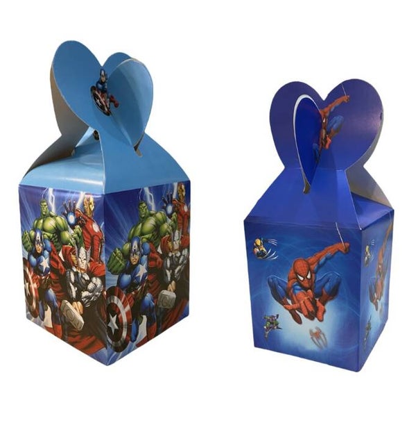 Scatolina regalo Marvel o Spiderman 18*8,5cm - a scelta