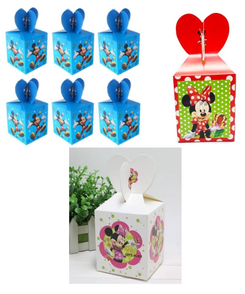 Scatolina regalo Topolino o Minni 18*8,5cm - a scelta