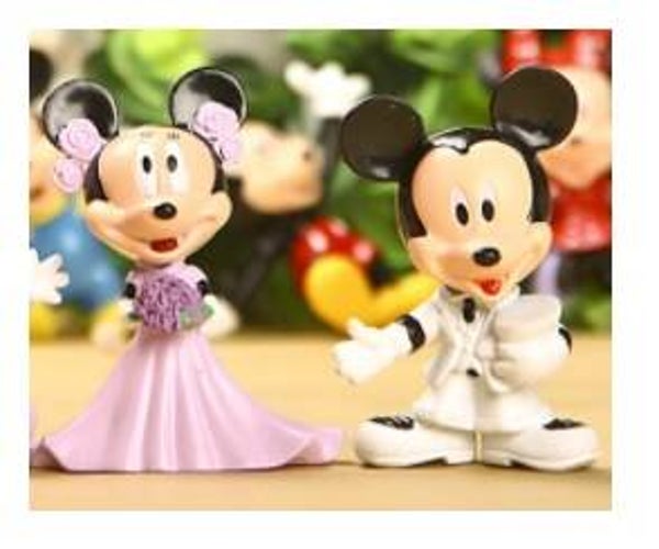 Topolino e Minnie set matrimonio A - 2 figure