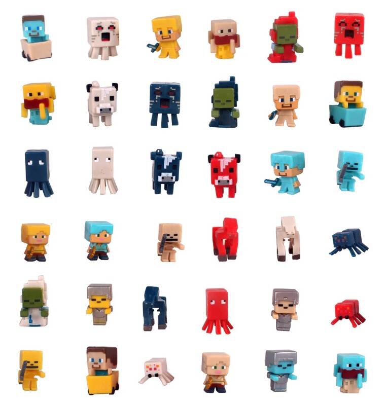 Minekraft set Compleanno E - 30 figurine 2cm