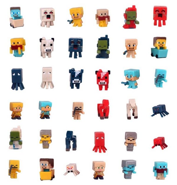 Minekraft set Compleanno E - 10 figurine 2cm