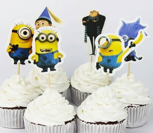 Toppers Minions set B - 6 pezzi - lunghezza a scelta