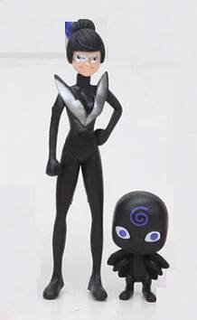 Coccinella set nero - Figura + kwami