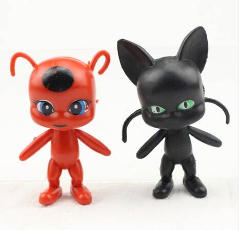 Coccinella set torta B - 2 figure 8cm