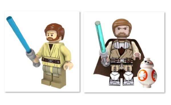 Obi Wan Kenobi (Star Wars) - Minifigura di mattoncini a scelta (da costruire)