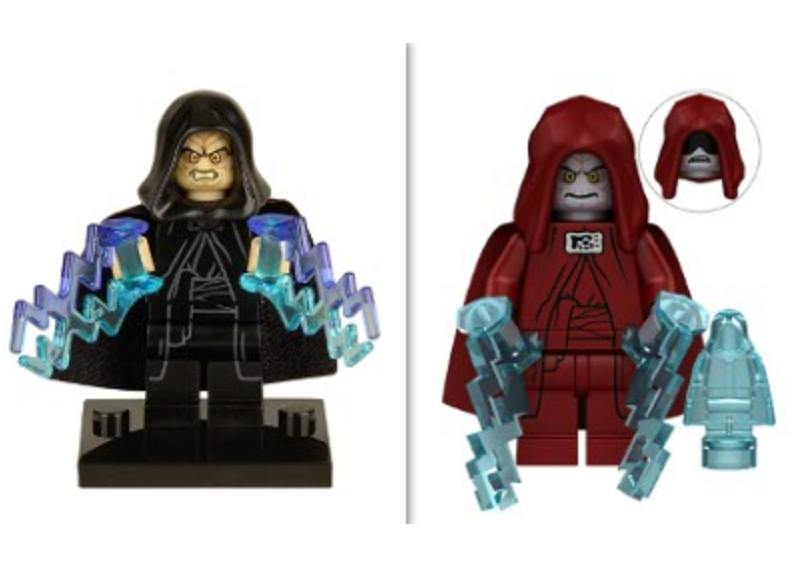 Emperor Palpatine (Star Wars) - Minifigura di mattoncini a scelta (da costruire)