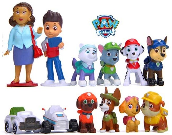 Paw Patrol set A - 12 figure